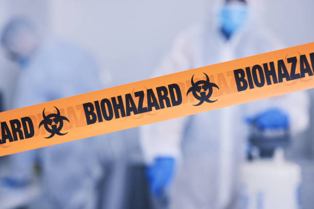 Professional Biohazard Cleanup technician working in Phillips, WI
